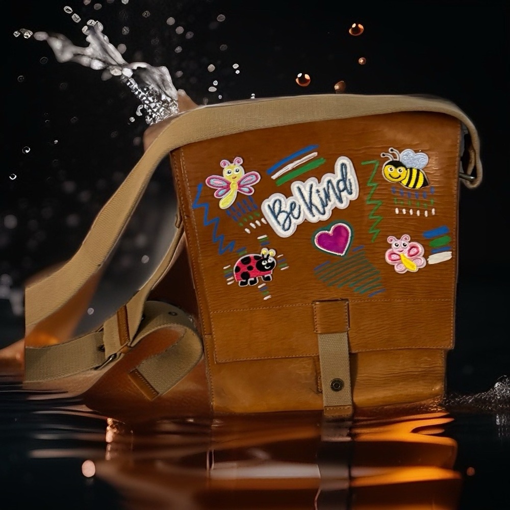 Be Kind Brown Crossbody Bag